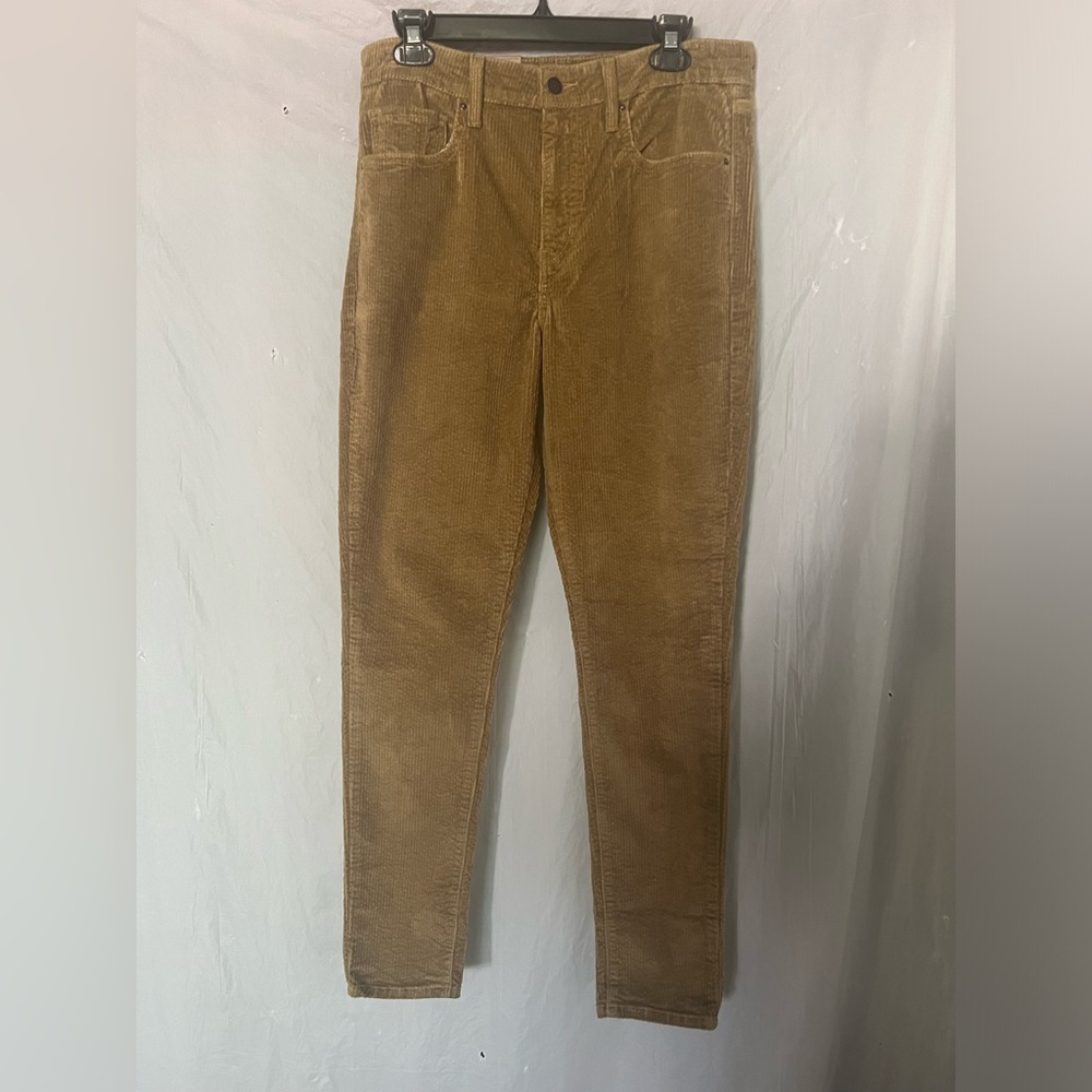 NWT women Levi 721 high rise skinny corduroy jeans 31w x 30l stretch